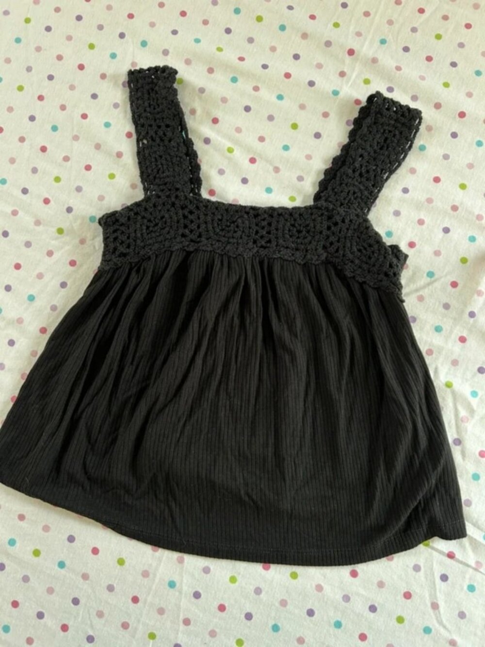 forever 21 black knit top <3